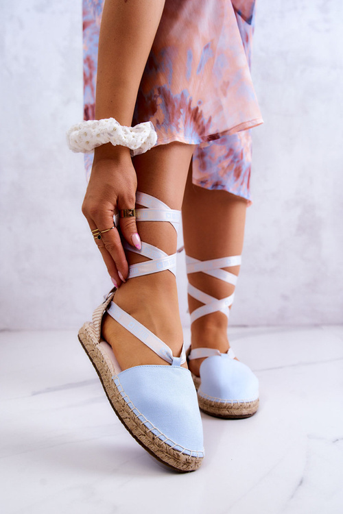 Жіночі зав'язані еспадрільї Big Star JJ274863 Сині