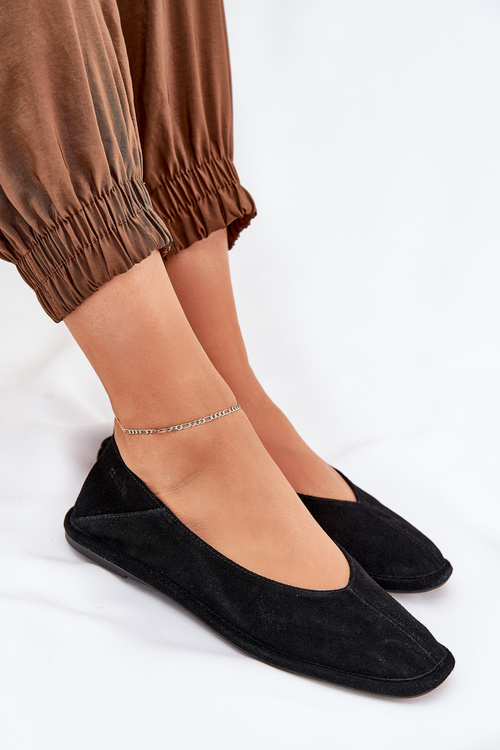 Заміщені Жіночі Балетки Big Star RR274080 Чорні