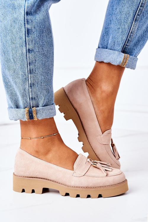 Замшеві мокасини Lewski Shoes 3053 Cappuccino