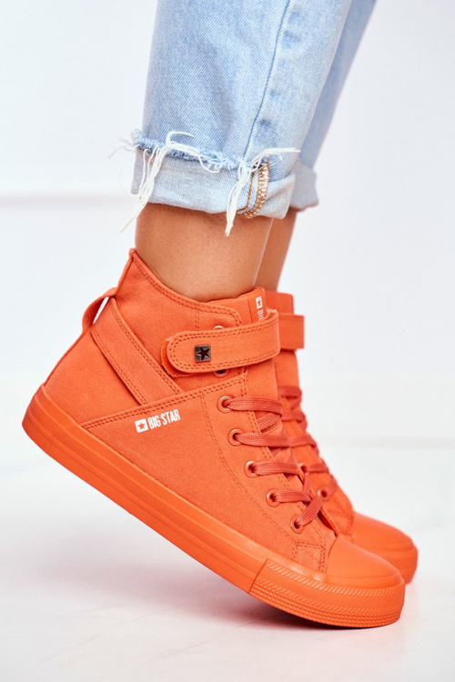 Жіночі високі кросівки Big Star FF274583 помаранчеві