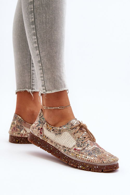 Жіноче шкіряне взуття Maciejka 05850-22 світло-бежевий