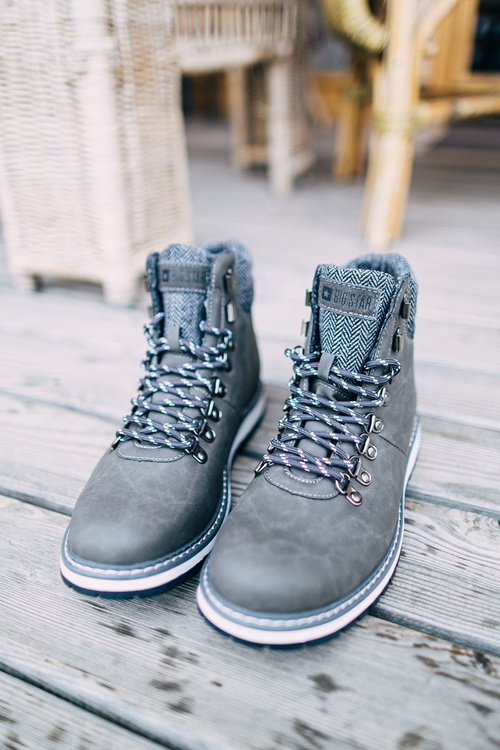 Чоловічі черевики Trappers Big Star Grey EE174405