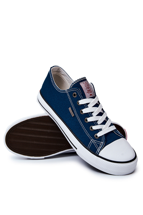 Чоловічі класичні кросівки Cross Jeans JJ1R4004C Темно-сині