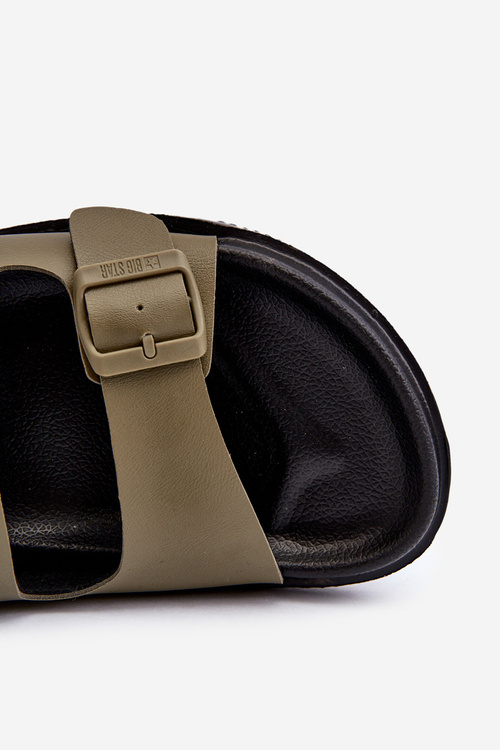 Чоловічі тапочки з піни Big Star MM174324 Dark Green