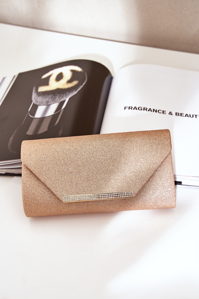 Елегантна Сумка-Клатч З Блиском Рожеве Золото Remiala