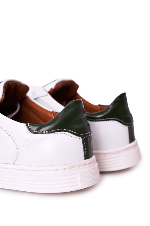 Чоловічі шкіряні кросівки BEDNAREK білі