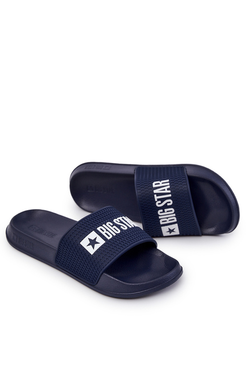 Чоловічі тапочки Big Star JJ174507 Темно-сині