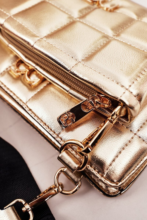 Багатофункціональна стьобана сумка NOBO NBAG-K1300 Gold