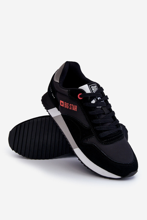 Чоловіче спортивне взуття Memory Foam System Big Star LL174158 Чорне