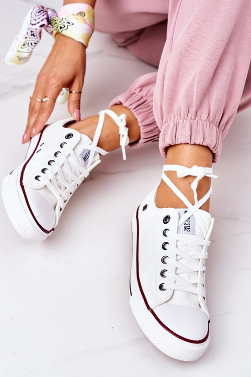 Жіночі шкіряні кросівки BIG STAR II274001 Білі