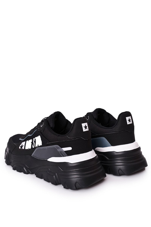 Чоловіче спортивне взуття Memory Foam Big Star HH174209 Чорно-синій