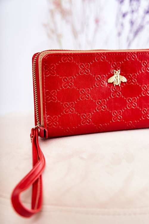 Гаманець жіночий великий з орнаментом Red Fabio