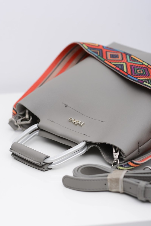 Жіноча сіра сумка Nobo Sack з міні-сумочкою