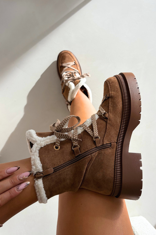 Жіночі снігоступи з хутром Camel Irmara