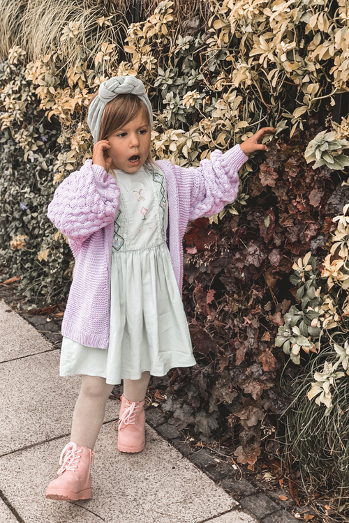 Дитячі утеплені черевики Trapper Powder Pink Dexter