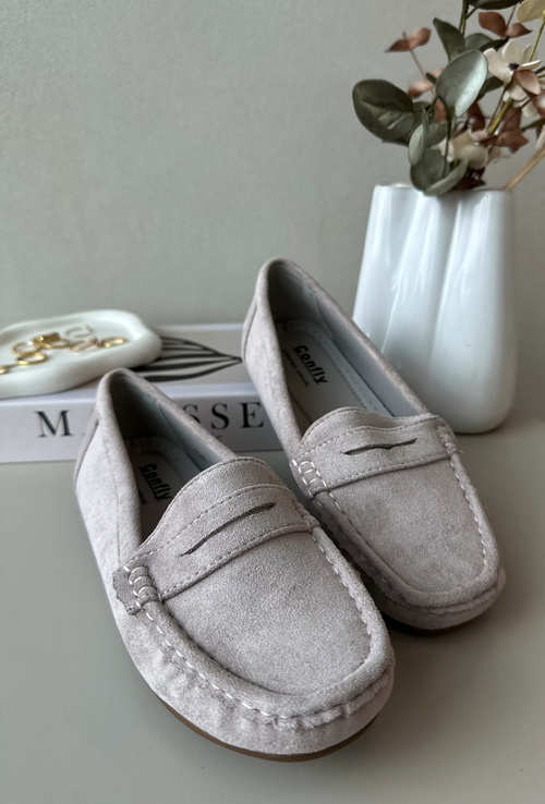 Жіночі замшеві мокасини фіолетового кольору Lenvie