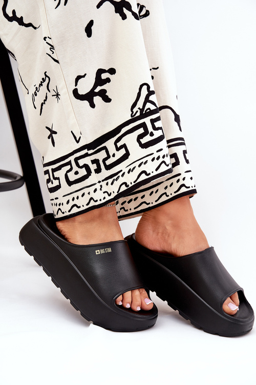 Жіночі Пляжні Сандалі На Платформі Big Star RR274A567 Чорні