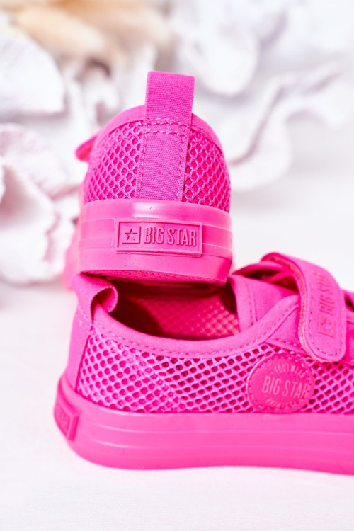 Дитячі кросівки з сіткою BIG STAR HH374019 Фуксія