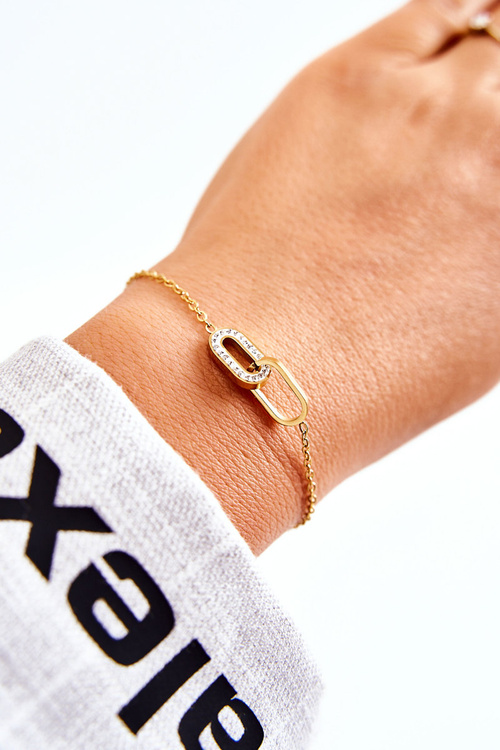 Жіночий знаменитий браслет з овальним орнаментом, золото