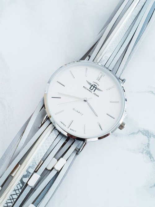 Жіночий годинник Michael John з ремінцем Pepero Grey