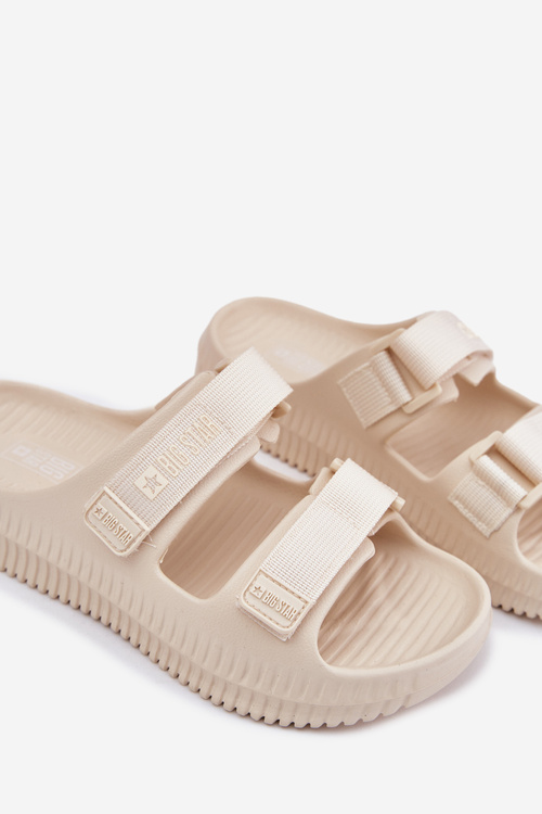 Жіночі Пляжні Сандалі З Липучками Big Star RR274A529 Бежеві