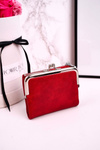 Маленький жіночий гаманець на гачку Червоний