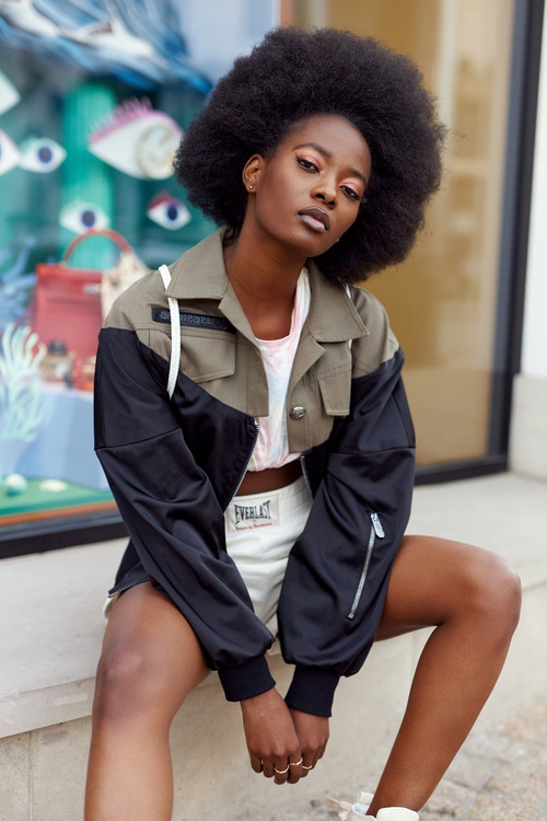 Жіночі високі кросівки на платформі бежеві Manhattan