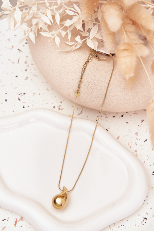 Кулон З Підвісокою Сльозою Золотий