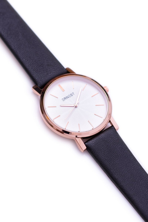 Чорний жіночий годинник Ernest Vega