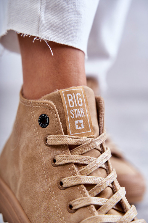 Жіночі кросівки Big Star High Warm Camel GG274072