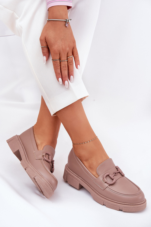 Жіночі Мокасини Еко Шкіра З Декоративним Деталем Хакі Сефтас