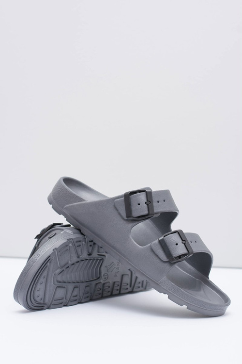 Чоловічі сірі садові легкі шльопанці