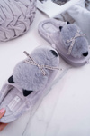 Жіночі тапочки з хутром Kitten Grey Kitty