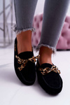 Жіночі мокасини Lu Boo Comfortable Black Plummy