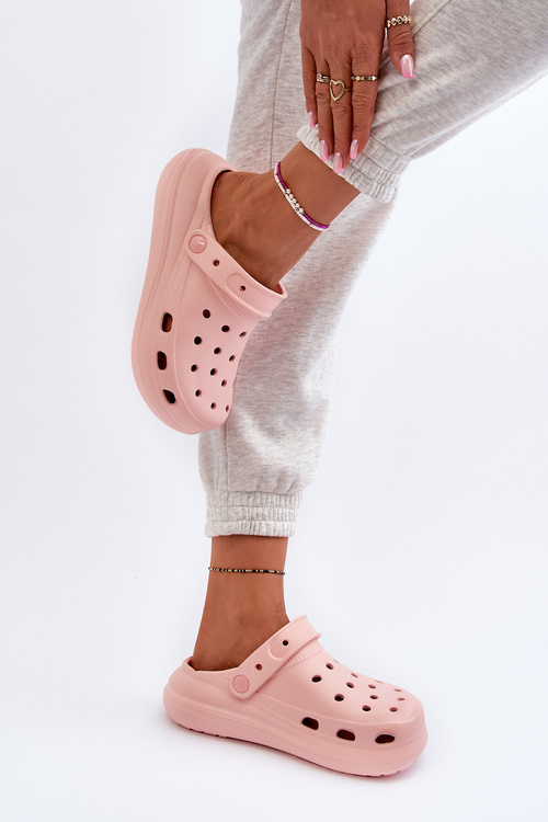 Жіночі поролонові шльопанці рожеві Ilariana