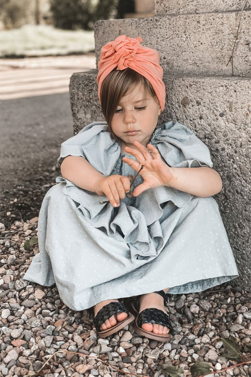 Дитячі плетені босоніжки Black Bailly