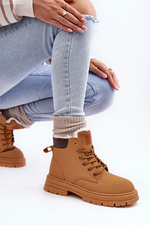 Жіночі черевики Trapper на флісовій підкладці Camel Fenan