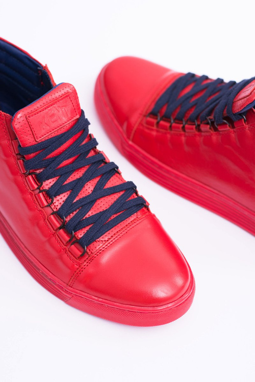 Чоловічі шкіряні тенісні кросівки Red Torres