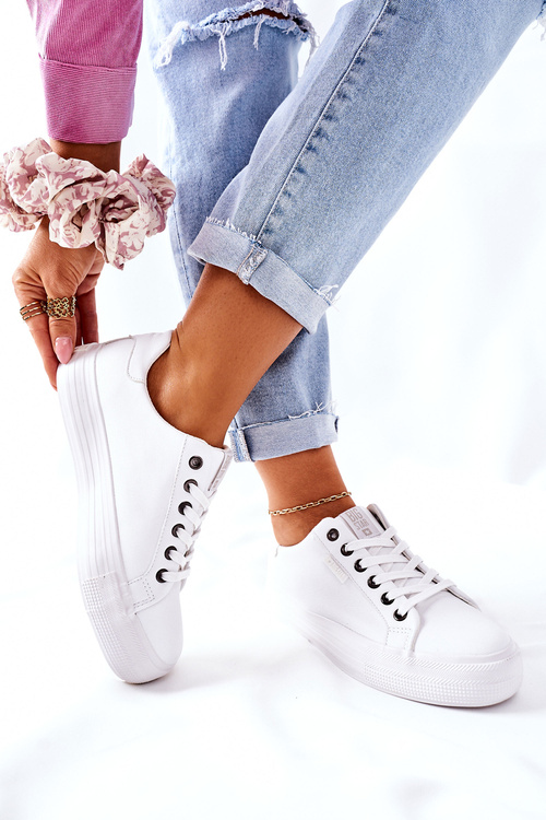 Жіночі кросівки на платформі BIG STAR II274348 Білі