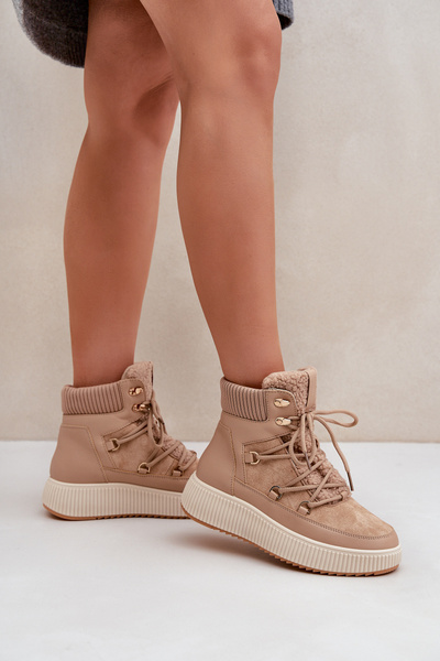 Низькі Снігоступи На Платформі Коричневі Naliora