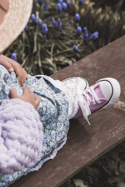 Дитячі кросівки фіолетові Filemon