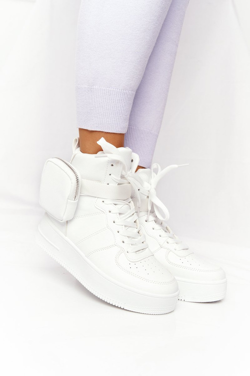 Спортивне взуття на платформі з сумочкою Білий Alexis