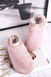 Жіночі тапочки з хутром і носком Рожевий Yeti