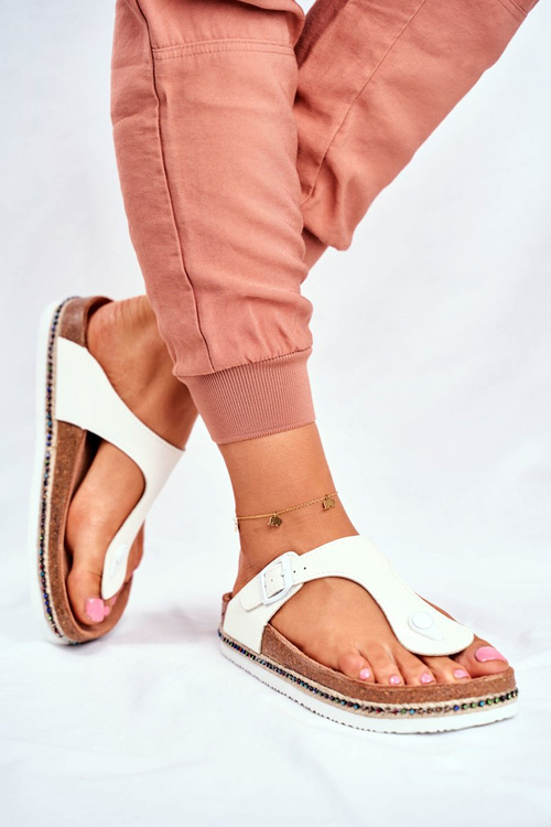 Жіночі шльопанці Big Star White FF274631