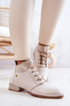 Чоботи жіночі Maciejka Leather Light beige 04744-22