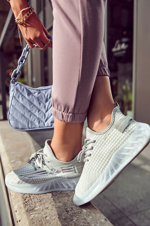 Жіноче спортивне взуття, сліпони сірі Rokko