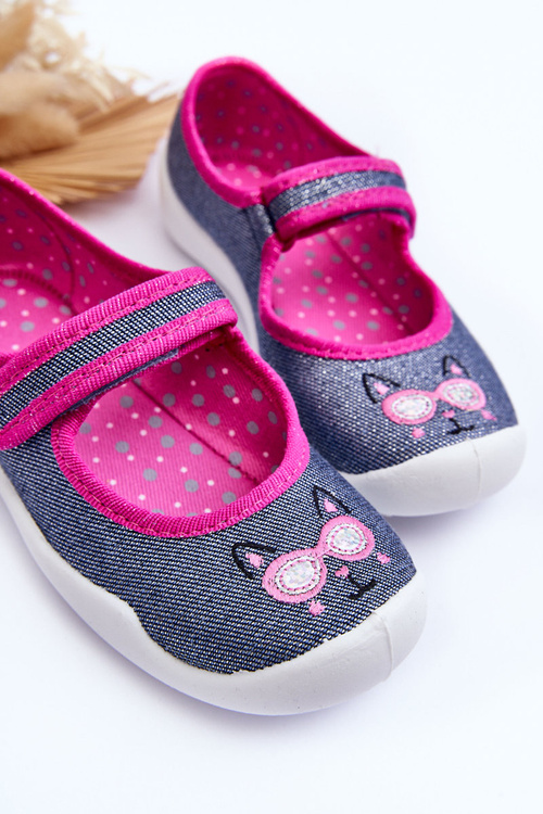 Дитячі балетки Shiny Befado 114X422 темно-рожевий