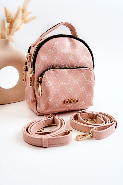 Жіночий шкіряний рюкзак NOBO L1341-C004 Рожевий