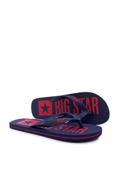 Чоловічі шльопанці Big Star Navy Blue DD174674