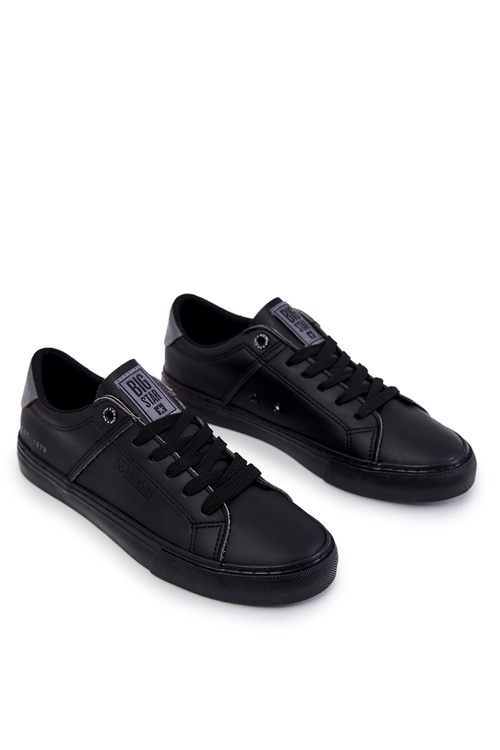 Шкіряні чоловічі кросівки Big Star JJ174108 Чорні